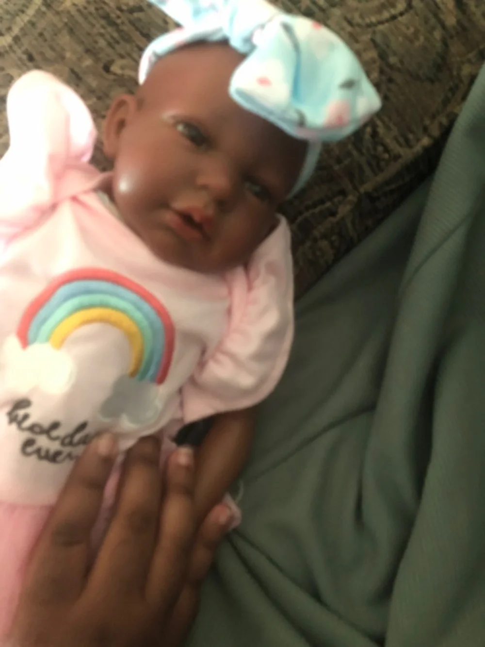 Vinyl reborn doll from F.A.O schwarz company